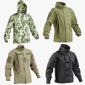 Military Jacket Collection 1 3D